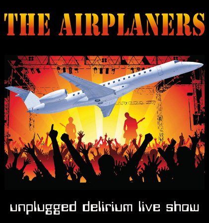 The Airplaners, unplugged delirium live show, concerts acoustiques délurés